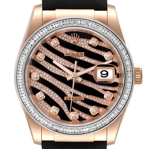 rolex zebra watch|Rolex diamond dial.